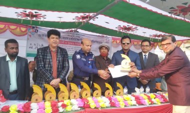 চাঁপাইনবাবগঞ্জে শেষ হল শীতকালীন ক্রীড়া প্রতিযোগিতা