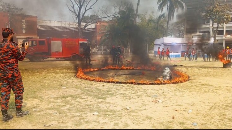 নওগাঁয় জাতীয় দুর্যোগ প্রস্তুতি দিবস পালিত