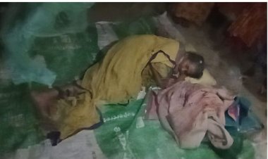 ৪০ বিঘা জমি থাকা শর্তেও মাকে রেখে গেল পটল ক্ষেতে