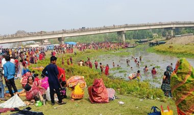নাসিরনগরে মহা অষ্টমীর স্নানোৎসব পালিত