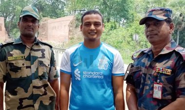 সোনামসজিদ সীমান্ত দিয়ে আরসালন হোসেন ভারতে ফিরলেন