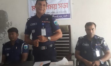 মাদকের বিরুদ্ধ জিরোটলারেন্স-নবাগত ওসি বদলগাছী থানা