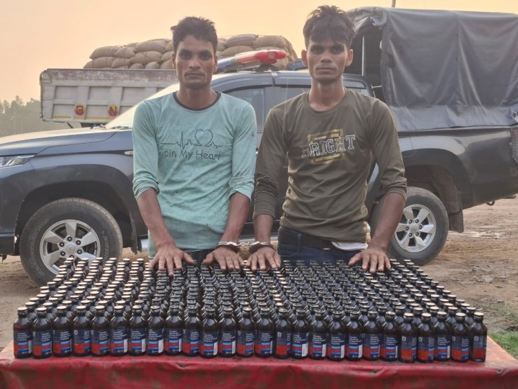 নাটোরে ফেন্সিডিলসহ দুই ভাই গ্রেফতার