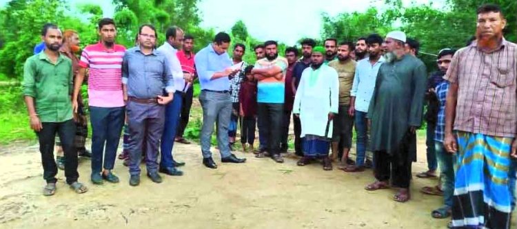 মাধবপুরে অবৈধ বালু উত্তোলনের দায়ে লাখ টাকা জরিমানা