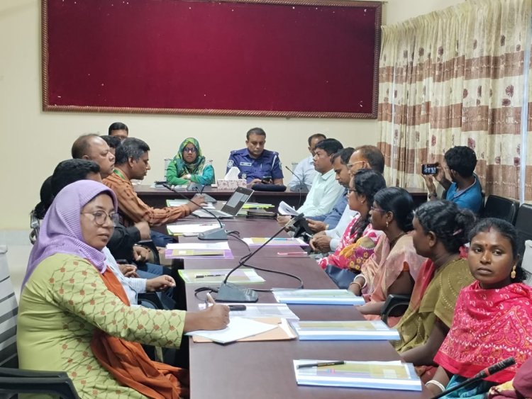 নিয়ামতপুরে থ্রাইভ প্রকল্পের সদস্যদের সাথে মতবিনিময় সভা