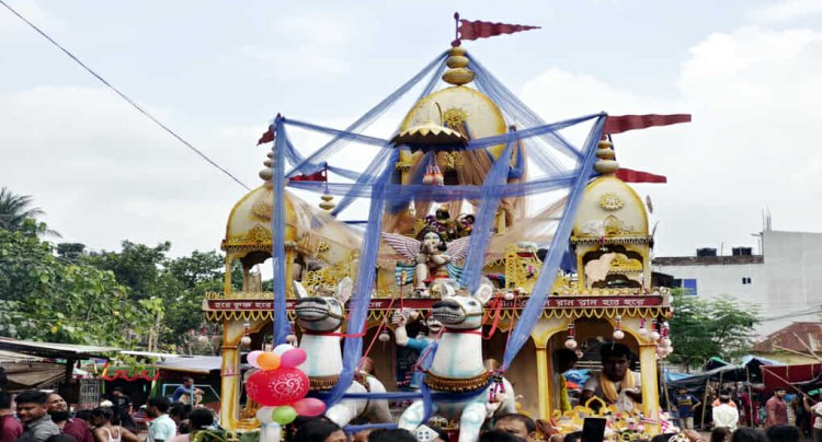 নওগাঁয় যথাযোগ্য মর্যাদায় রথযাত্রা উৎসব শুরু