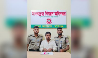 হবিগঞ্জে ইয়াবাসহ মাদক ব্যবসায়ী গ্রেফতার