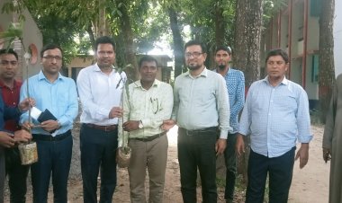 নবীগঞ্জে শিক্ষা প্রতিষ্ঠানে ফলদ গাছের চারা বিতরণ