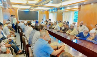 নবীগঞ্জে সংঘর্ষ পরবর্তী শান্তি প্রতিষ্ঠায় প্রশাসনের উদ্যোগে মতবিনিময় সভা