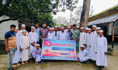 ভোলাহাট মানবসেবা ফাউন্ডেশনের আয়োজনে বিনামূল্যে রক্তের গ্রুপ নির্ণয়