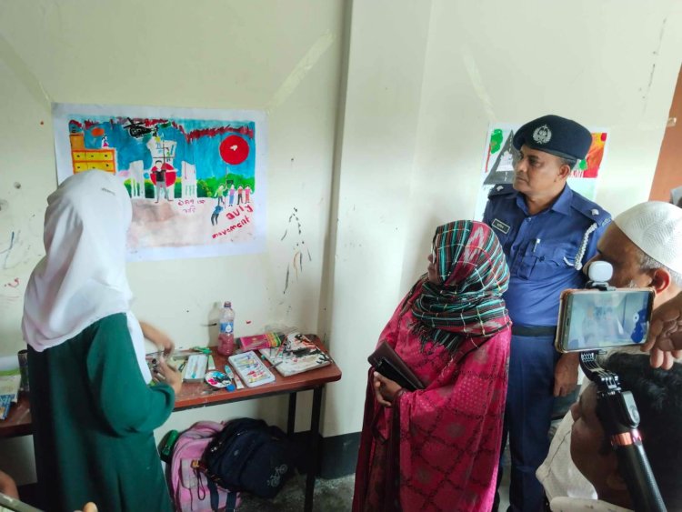 নিয়ামতপুরে জুলাই গণঅভ্যুত্থান বর্ষপূর্তী উপলক্ষে গ্রাফিতি ও চিত্রাঙ্কন প্রতিযোগীতা