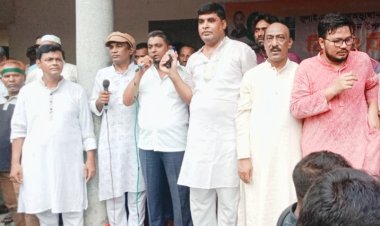 নাচোলে জুলাই-আগস্ট গণঅভ্যুত্থান বিজয়ের বর্ষপূর্তি উপলক্ষে বিজয় মিছিল