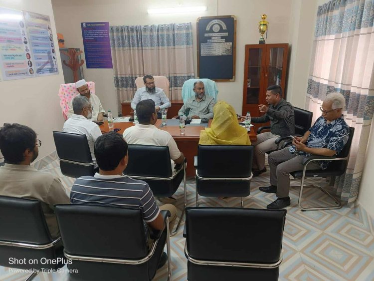 পবিপ্রবি উপাচার্যের আইন ও ভূমি প্রশাসন অনুষদ পরিদর্শন