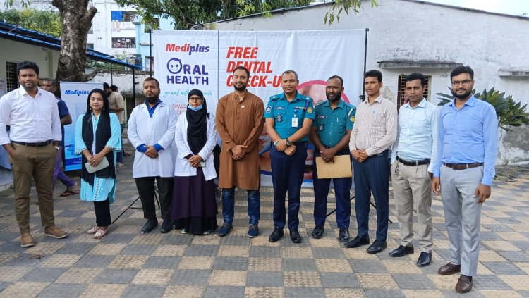 রাজশাহীতে ট্রাফিক পুলিশ ও স্থানীয় বাসিন্দাদের জন্য ফ্রি ডেন্টাল ক্যাম্প