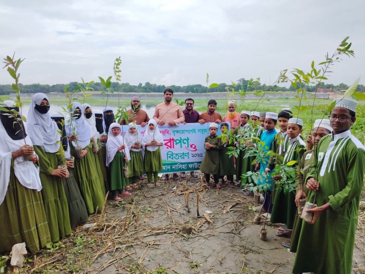 আন নাসিহা ফাউন্ডেশনের বৃক্ষরোপণ কর্মসূচি