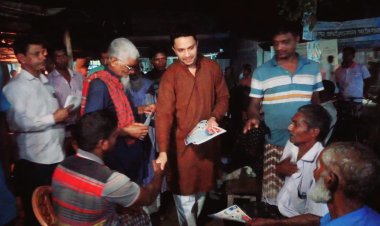 নাচোলে লিফলেট বিতরণ ও পথসভা 