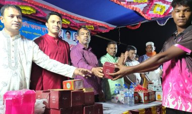 সাদির আহমেদ ভুলু স্মৃতি ফুটবল টুনামেন্টের ফাইনাল খেলা সম্পন্ন