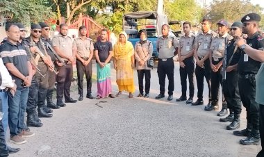 গোমস্তাপুরে যৌথবাহিনীর অভিযানে মাদকসহ স্বামী-স্ত্রী আটক