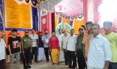 শিবগঞ্জে সমাজসেবা কার্যালয় কর্তৃক ৪৮টি পূজামন্ডপ পরিদর্শন