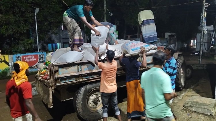 নাসিরনগরে ২০০ বস্তা সরকারি চাল জব্দ
