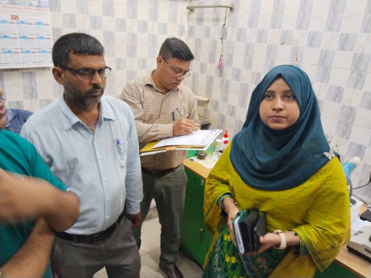 ‎হবিগঞ্জে দুই বেসরকারি হাসপাতাল সিলগালা-নানা অনিয়মে ৫০ হাজার টাকা জরিমানা  ‎