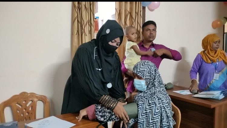 চাঁপাইনবাবগঞ্জে ফ্রি মেডিকেল ক্যাম্প