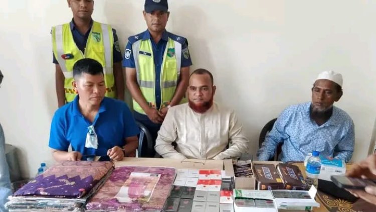 শায়েস্তাগঞ্জে ২৭ লাখ টাকার ভারতীয় পণ্যসহ একজন আটক