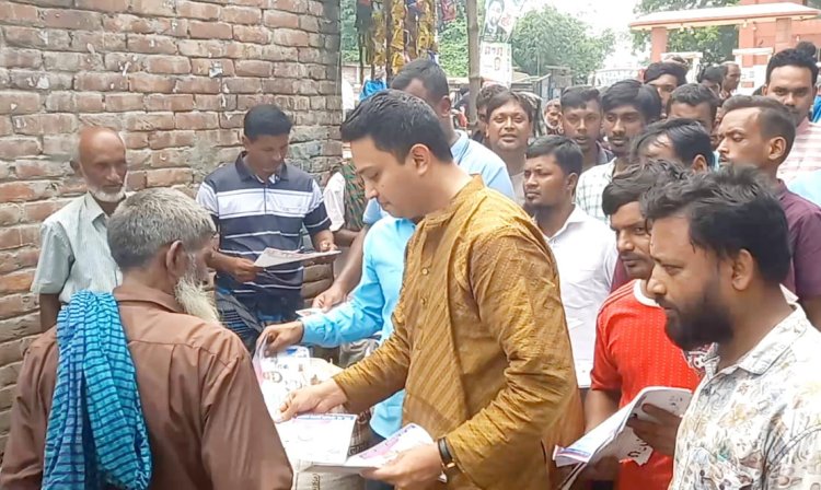 গোমস্তাপুরে বিএনপির ৩১ দফা সংস্কর লিফলেট বিতরণ ও আলোচনা সভা