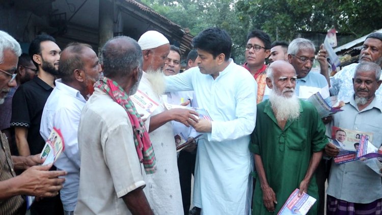 বিএনপির ৩১ দফা বাস্তবায়নে নওগাঁ ৫ আসনের মনোনয়ন প্রত্যাশী ডাবলুর গণসংযোগ