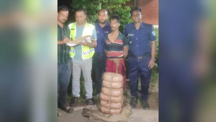 বুড়িচংয়ে গাঁজাসহ যুবদল নেতা আটক