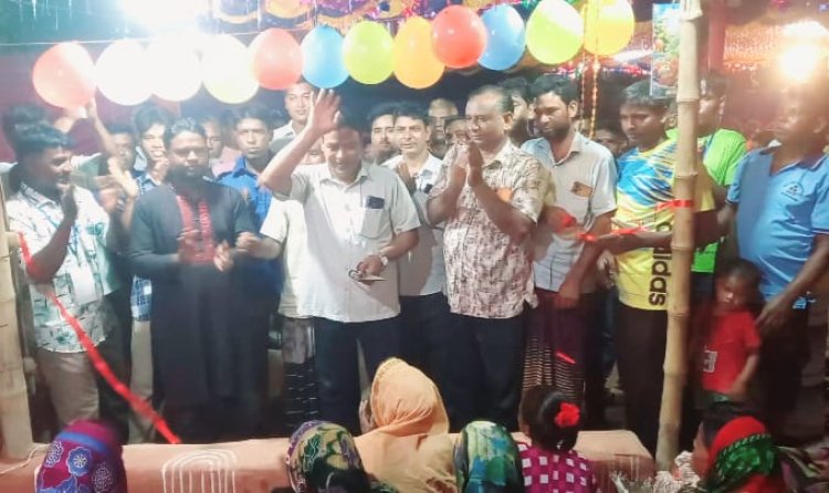 রহনপুর ইউনিয়নের পুজা মন্ডপগুলোর উদ্বোধন ও পরিদর্শন করলেন চেয়ারম্যান মনিরুজ্জামান