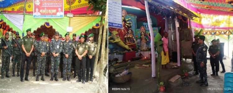 নিরাপত্তায় সর্বোচ্চ সতর্কতা বরিশাল রেঞ্জ কমান্ডার