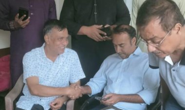 ঢাকা মহানগর উত্তরের জনতার মেয়র তাবিদ আউয়ালের সাথে সৌজন্য সাক্ষাৎ গণমানুষের নেতা আশরাফ