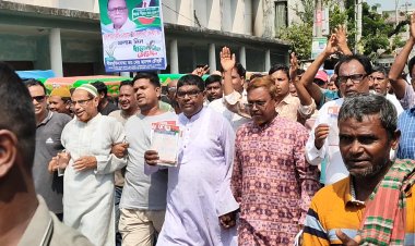 নিয়ামতপুরে ৩১ দফা বাস্তবায়নে গণসংযোগ 