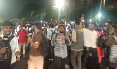 জুলাই সনদ বাতিলের দাবিতে সংসদ ভবন এলাকায় বিক্ষোভ