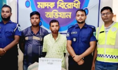 কুড়িগ্রামে প্রায় দুই মণ গাঁজাসহ দুইজন আটক