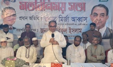 মিথ্যা আশ্বাস দিয়ে ভোট চাওয়ার রাজনীতি বিএনপি করে না-মির্জা আব্বাস