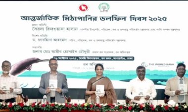নদী দূষণে ডলফিন ও মানুষ উভয়ই বিপদে-রিজওয়ানা হাসান