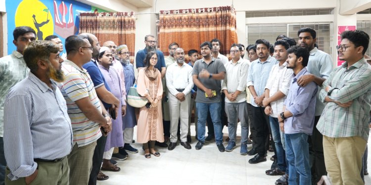 নারী শিক্ষার্থীদের মর্যাদা রক্ষায় ছাত্রদলের পদক্ষেপে পবিপ্রবিতে পর্দা কর্নার উদ্বোধন