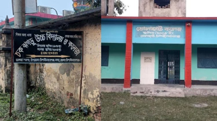 চাঁপাইনবাবগঞ্জে দুই কলেজে পাশ করেনি কেউ
