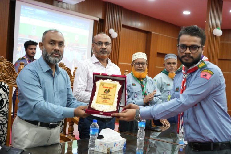 স্কাউটিং মানুষকে করে আত্মনির্ভর ও মানবিক-পবিপ্রবি উপাচার্য রফিকুল ইসলাম