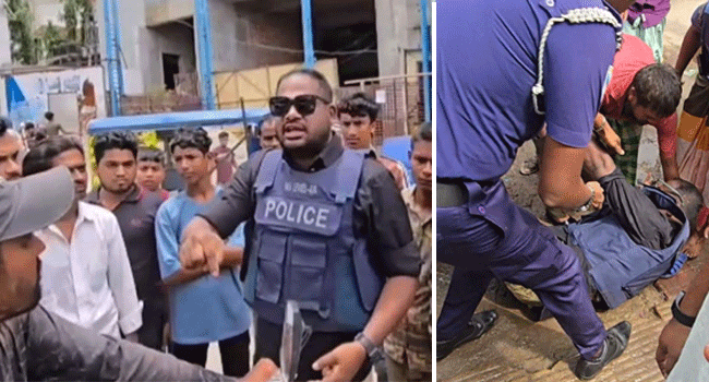 নরসিংদীতে এএসপি শামীম আনোয়ারের ওপর চাঁদাবাজদের হামলা