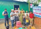 বুড়িচংয়ে মানবিক প্রবাসী ফাউন্ডেশনের উদ্যোগে ঘর নির্মাণ