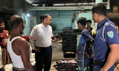 নবীগঞ্জে অস্বাস্থ্যকর খাবার প্রস্তুতের অভিযোগে দুই বেকারিকে জরিমানা