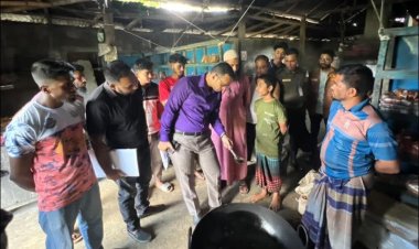 ‎নবীগঞ্জে অস্বাস্থ্যকর পরিবেশে খাবার তৈরির দায়ে এক বেকারীকে জরিমানা
