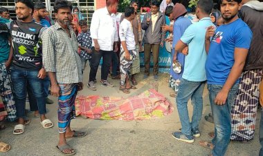 চাঁপাইনবাবগঞ্জে সড়ক দুর্ঘটনায় সাইকেল আরোহী নিহত