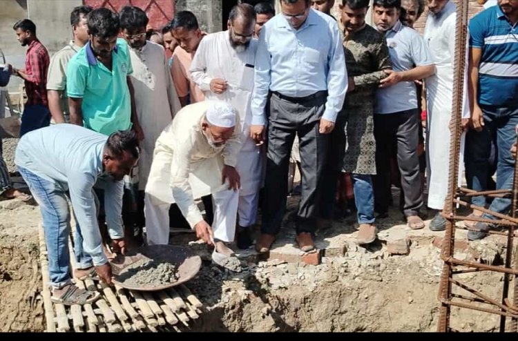 নওগাঁর নিয়ামতপুরে নতুন বিনোদন সাথী পার্কের ভিত্তি প্রস্তোর স্থাপন