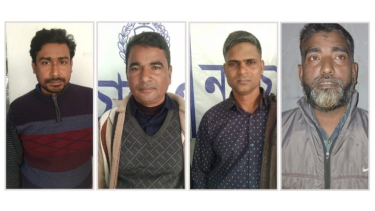 চাঁপাইনবাবগঞ্জে বিস্ফোরক মামলায় আ.লীগের ৪ নেতাকর্মী গ্রেফতার