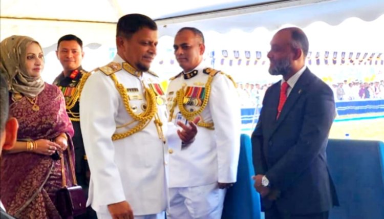 বানৌজা শের–ই–বাংলায় শিক্ষা সমাপনী কুচকাওয়াজে পবিপ্রবি উপাচার্যের বিশেষ অংশগ্রহণ  ‎