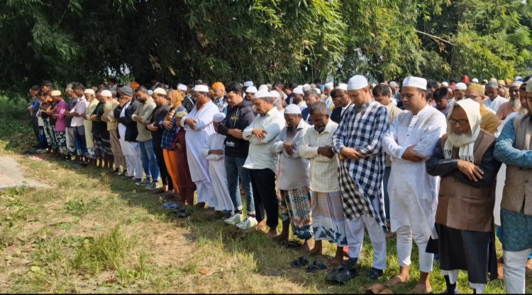 সময় টিভির সহযোগী প্রযোজক সজলের দাফন সম্পন্ন